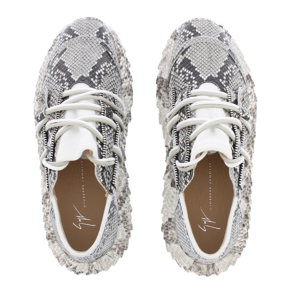 giuseppe zanotti BNIB python textured lowtops - Picture 7 of 14